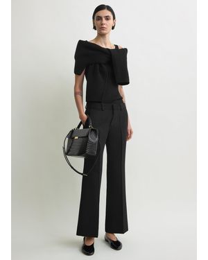 TOTEME Kick Flare Trousers - White