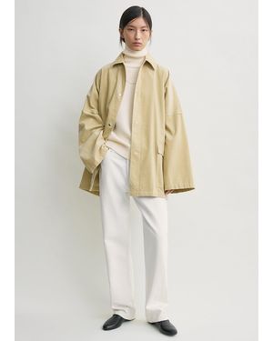 TOTEME Cord Overshirt Jacket - White