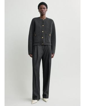 TOTEME Hammered Button Cardigan - Multicolour