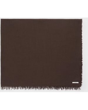 TOTEME Light Wool Blanket Scarf - Brown
