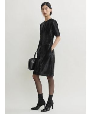 TOTEME Leather Dress - Black