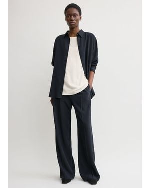 TOTEME Fluid Winter Trousers - Blue