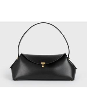 TOTEME T-Lock Leather Shoulder - Black