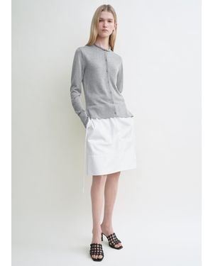 TOTEME Fine Knit Cardigan - White