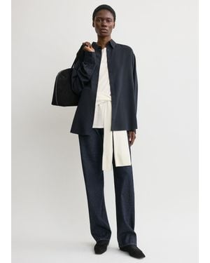 TOTEME Classic Fluid Shirt - Blue