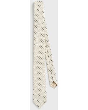 TOTEME Dot Tie - White