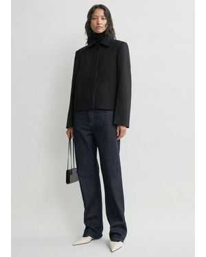 TOTEME Boxy Twill Jacket - Black