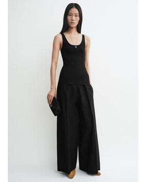 TOTEME Wide Summer Pants - Black