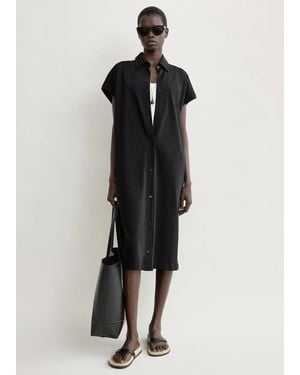 TOTEME Jersey Shirtdress - Black