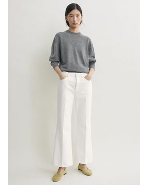 TOTEME Kick Flare Denim - White