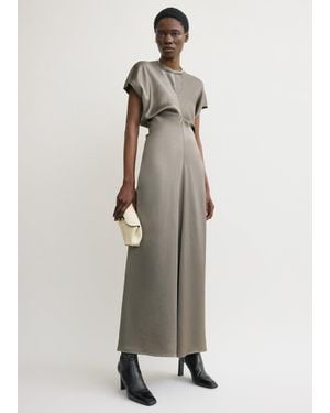 TOTEME Slouch Waist Dress - White