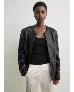 TOTEME Minimal Biker Jacket - Black