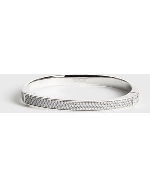 TOTEME Signature Pavé Bracelet - White