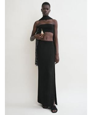 TOTEME Bandeau Knit - Black