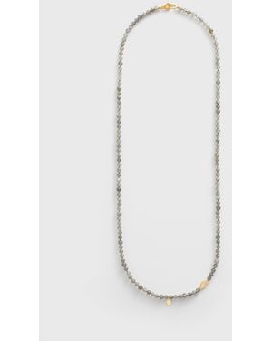 TOTEME Infinity Bead Necklace - White