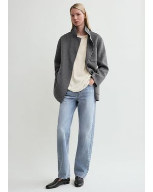 TOTEME Patch Pocket Doublé Jacket - Grey