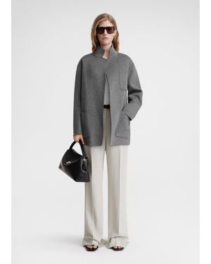 TOTEME Patch Pocket Doublé Jacket - Grey