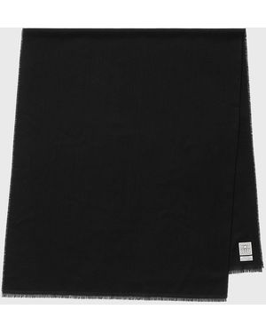 TOTEME Light Wool Scarf - Black