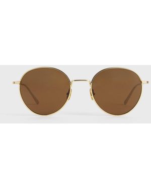TOTEME Round Sunglasses - White