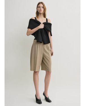 TOTEME Wide Fluid Shorts - Gray