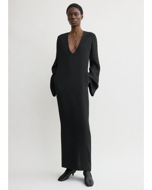 TOTEME Bell-Sleeve Dress - Black