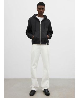 TOTEME Zip Hoodie - White