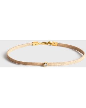 TOTEME Mini Diamond Bracelet - White