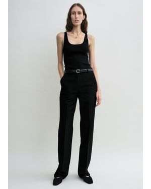 TOTEME Straight Suit Trousers - Black