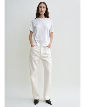 TOTEME Twisted Seam Denim Full Length - White