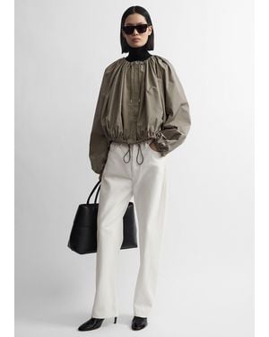 TOTEME Gathered Parachute Jacket - White