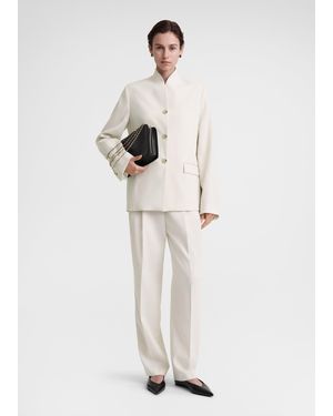 TOTEME Overlay Suit Jacket - White