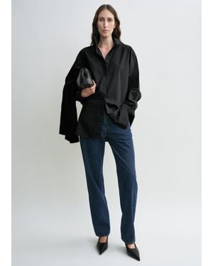 TOTEME Classic Tumbled Shirt - Black
