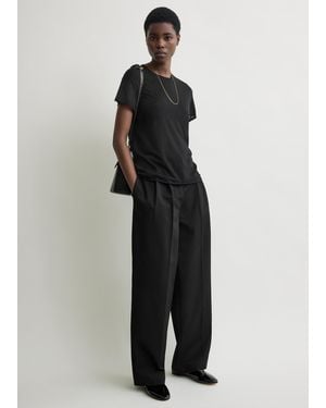 TOTEME Relaxed Chino Pants - Black