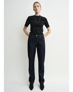 TOTEME Low Straight Denim - Blue