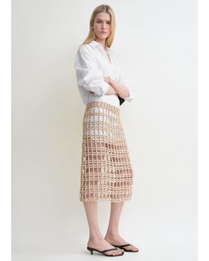 TOTEME Beaded Skirt - Natural
