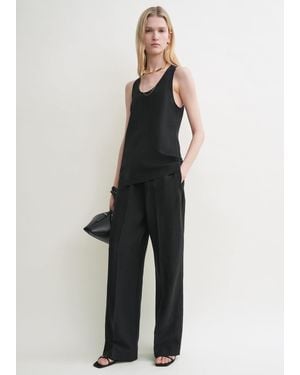TOTEME Scoop Tank Top - Black