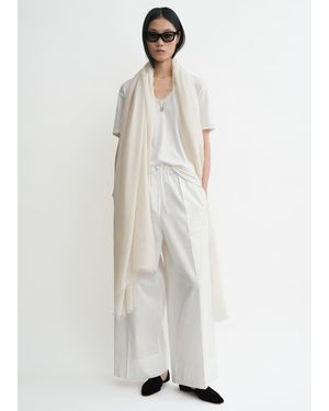 TOTEME Wide Summer Trousers - White