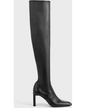 TOTEME Nappa Over-The-Knee Boots - Black
