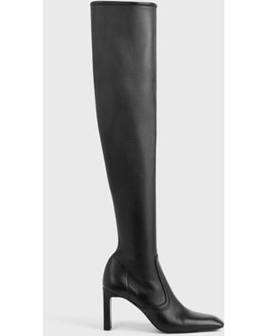 TOTEME Nappa Over-The-Knee Boots - Black