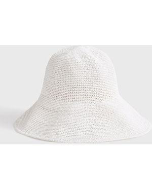 TOTEME Woven Sun Hat - White