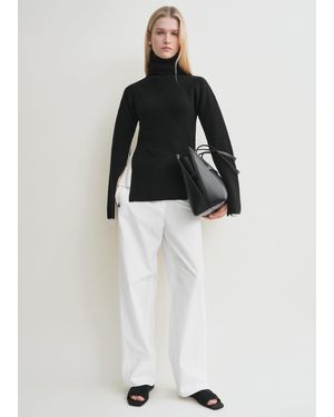 TOTEME Slit Sleeve Knit - Black