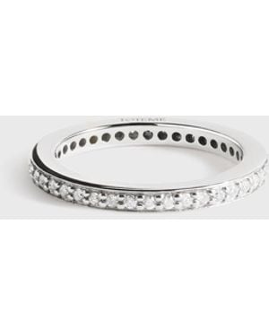 TOTEME Eternity Diamond Midi Ring 18Kt - White