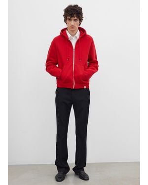 TOTEME Zip Hoodie - Red