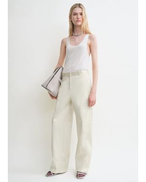 TOTEME Twisted Seam Trousers - White
