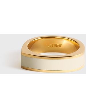 TOTEME Signature Ring Ecru - White