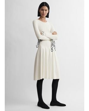 TOTEME Sculpted Knit Dress - Natural