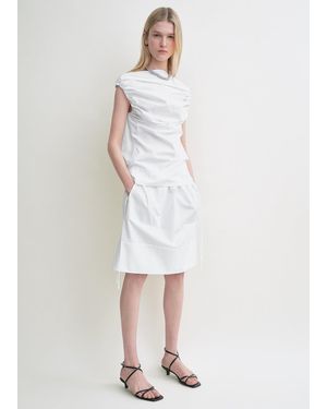 TOTEME Gathered Top - White