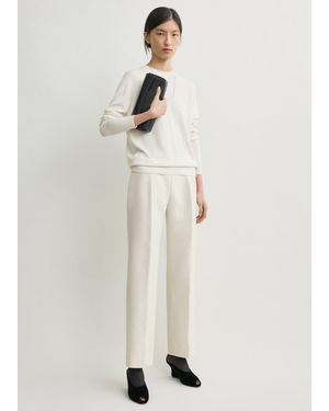 TOTEME Slim Evening Pants - Natural