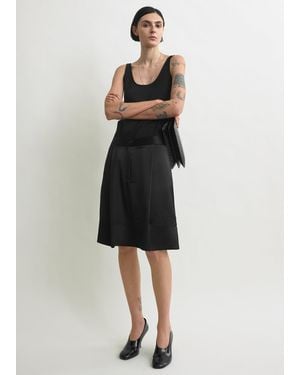 TOTEME Soft Tuxedo Skirt - Black