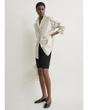 TOTEME Capri Knit Shorts - Natural